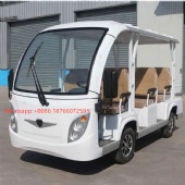 Hot Sale MLH 8 Seats Electric Sightseeing Car Shuttle Bus