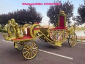 High Quality Sightseeing MLH Electric Royal Horse Carriage