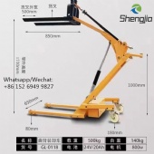 2024 New Articulated Arm Labor-Saving Forklift Electric Loading and Unloading Trolley Lifting Hydraulic Handling Forklift