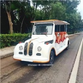 Retro Bus 4-Wheel Luxury Customized Hot-Selling Classic Sightseeing Bus