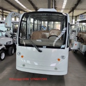 Factory Lithium Battery Tourist City Hotel Shuttle School Passenger Electric Sightseeing Mini Bus