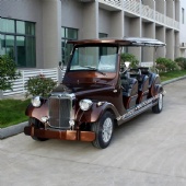 Luxurious 8-Seater CE Certified Electric Four-Wheel Tourist Classic Car