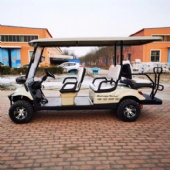 2024 new new energy environmentally friendly 6-seater electric golf cart multi-functional sightseeing golf cart