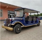 Customizable 8-14-Seater Electric Sightseeing Car, Retro Car, Electric Classic Car