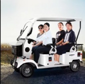 Four-wheel electric E900 second generation elderly mobility scooter female pick up children's panoramic panoramic car