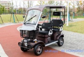 New mini bus electric four-wheel mobility scooter E6 Pick up children scenic sightseeing small household electric vehicle with shed