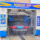 Risense full automatic brush washing rollover car wash with air dryer