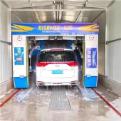 Risense full automatic brush washing rollover car wash with air dryer