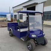 4 Seaters 2 Passenger with Rear Cargo Bed   5kw Motor Electric Utility Golf Buggy