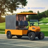 Direct Manufacturer Food Service Golf Cart Van Box Housekeeping Van Box Club Car Van Box CKD