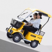 two-person mobility scooter for the elderly four-wheel electric battery car for the elderly family shuttle children sightseeing car Mini bus E20