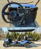 Newly designed professionally customized adjustable 6-seat electric golf cart