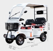 ​ electric four-wheel mobility scooter E6 Pick up children scenic sightseeing small household electric vehicle with shed New mini bus