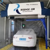 Risense Automatic touchless car wash machine 360 degree with all function and chassis wash