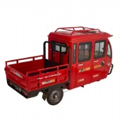 Semi-covered transport tricycle cargo electric delivery tricycle