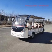 2024 new luxury resort, park, factory, hotel 11-seater 72V electric sightseeing car